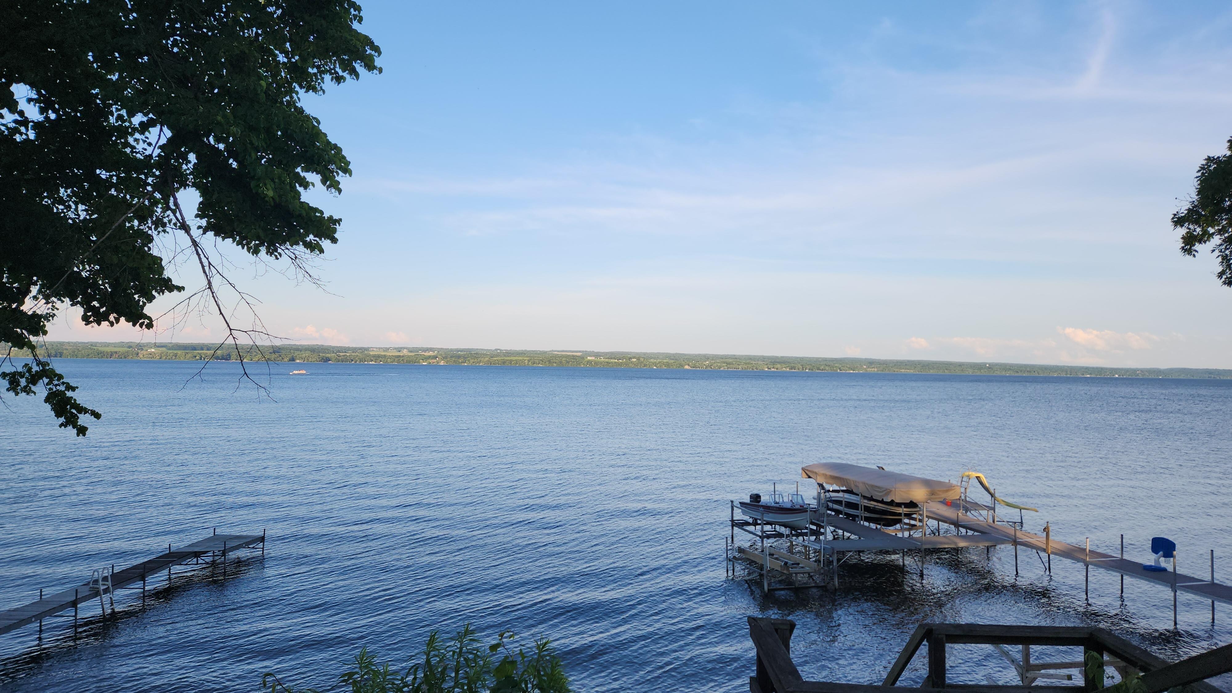 A view from Lotta Leisure's backyard.  A great place to enjoy your favorite beverage on a summer evening.
