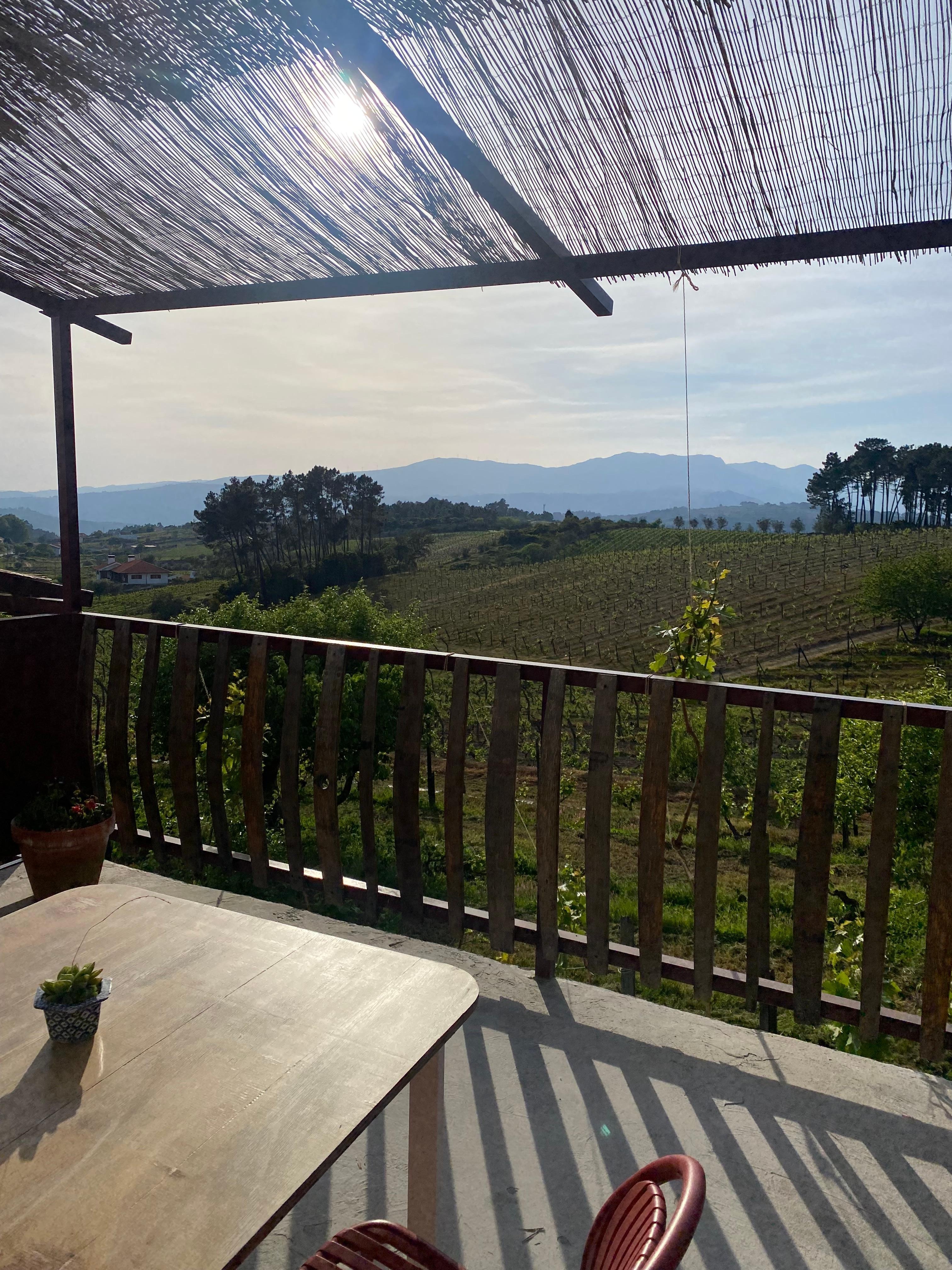 Sunset view from our room. 