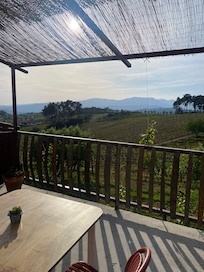 Sunset view from our room.