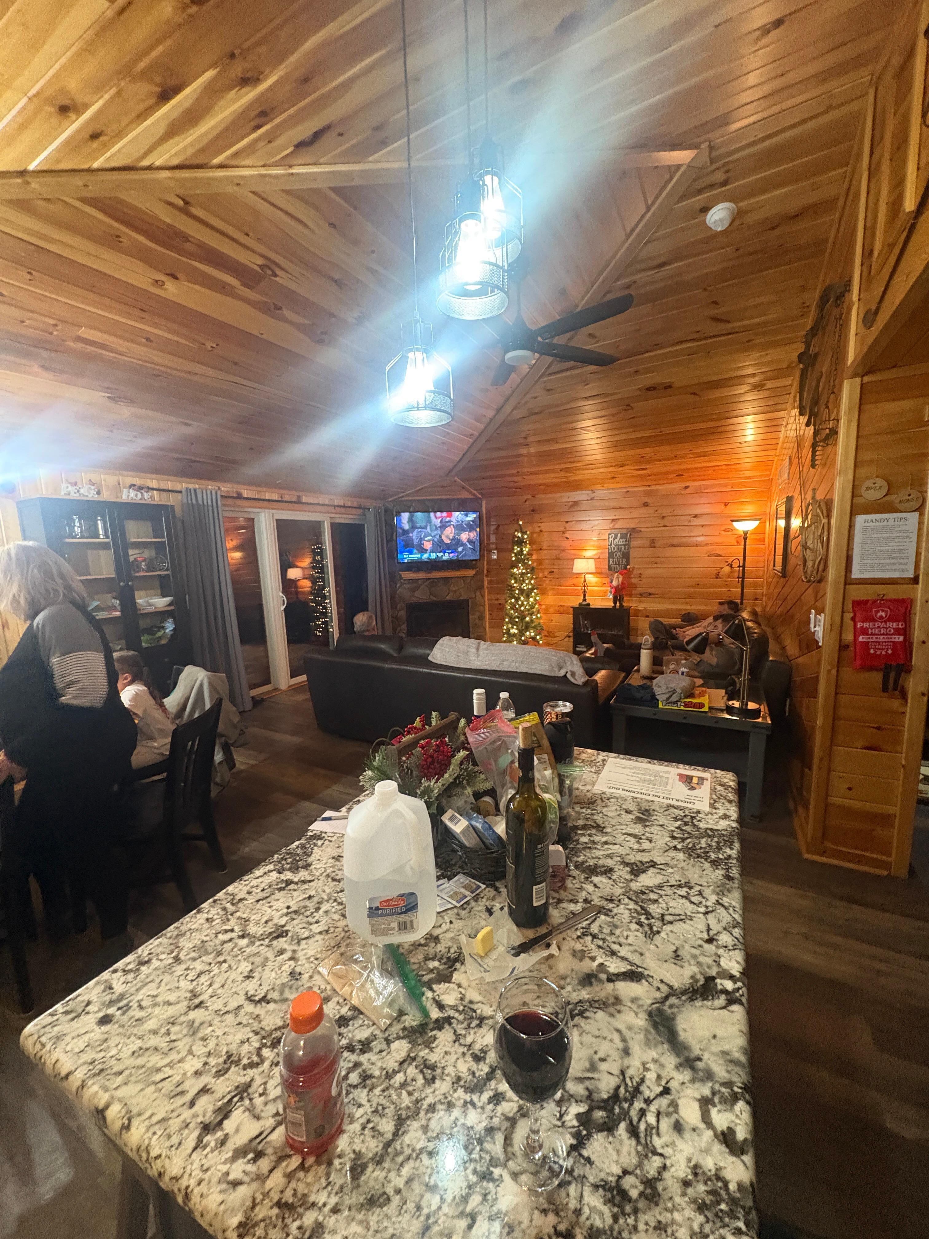 We enjoyed playing games 