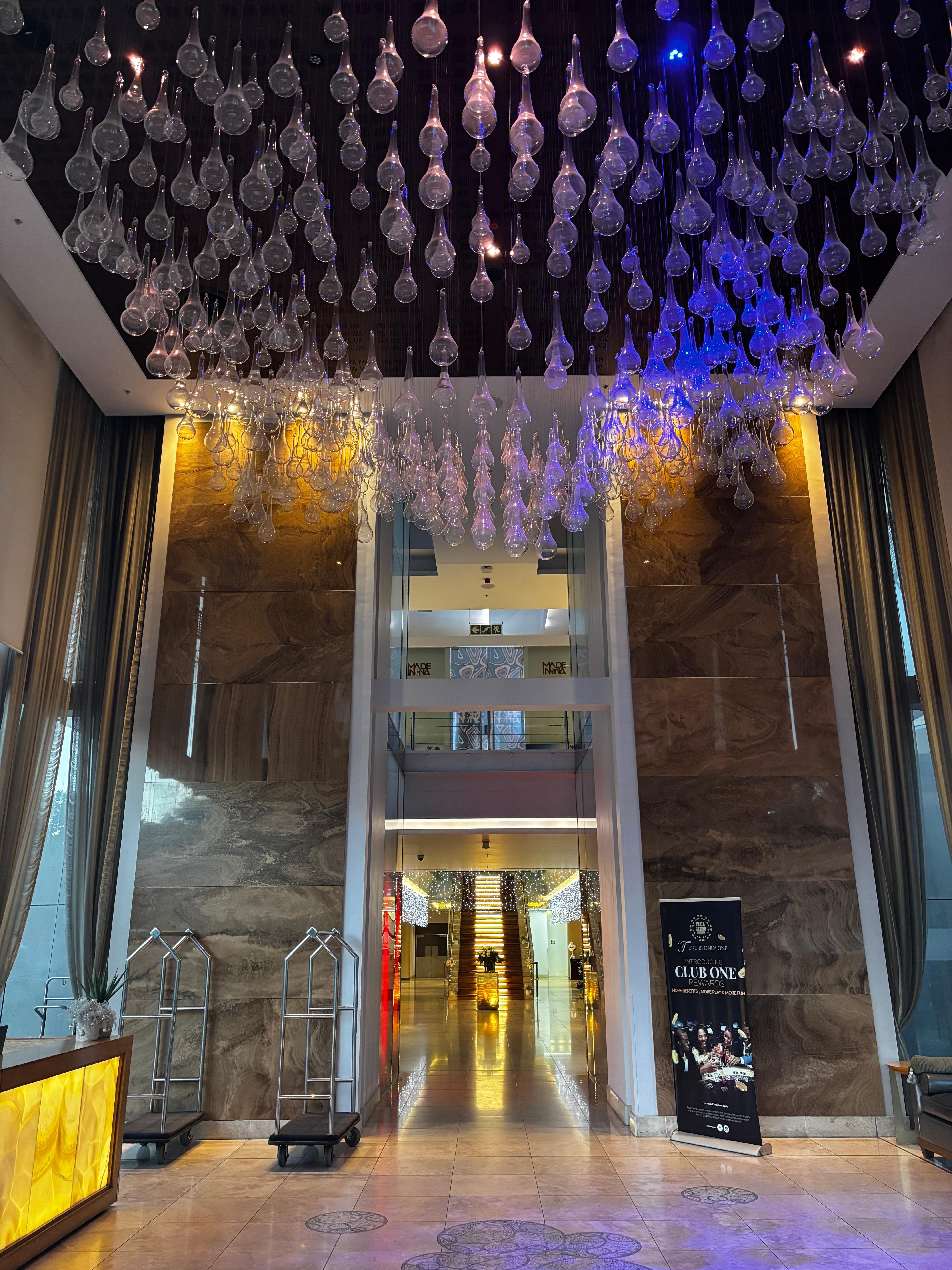 Lovely pristine lobby