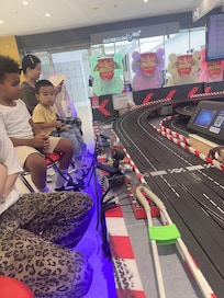 These are some of the games in the mall.