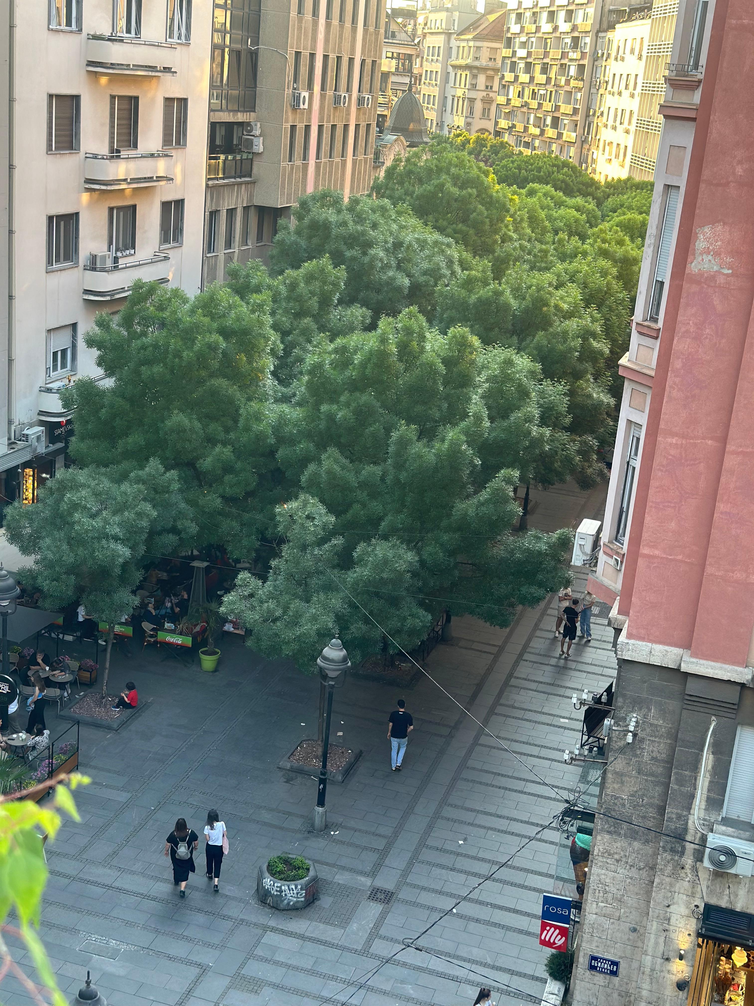 View from balcony