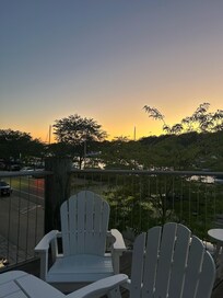 Sunset from the deck