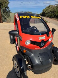 Our fun little electric scooter