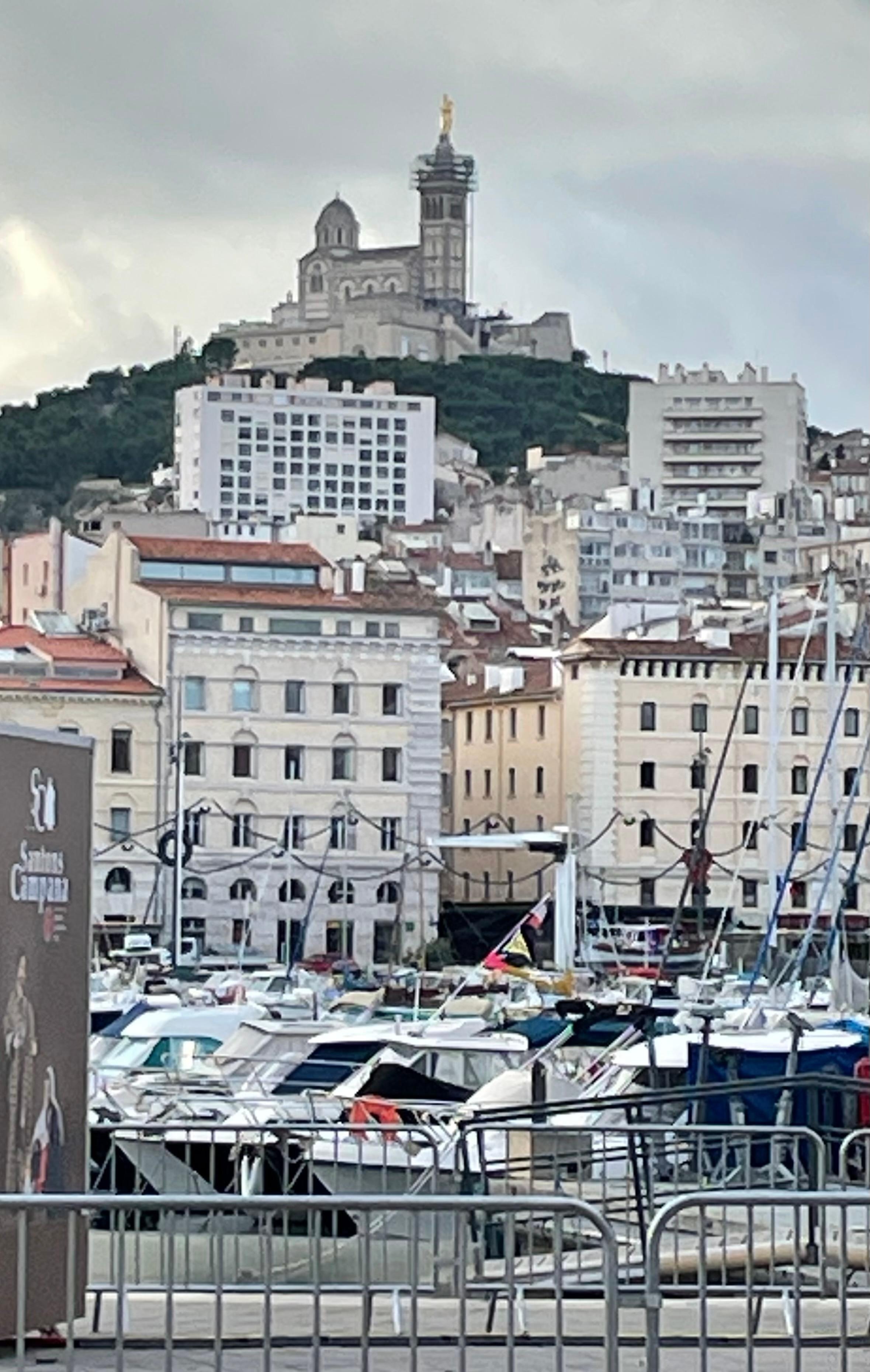 View of wharf and basilica 