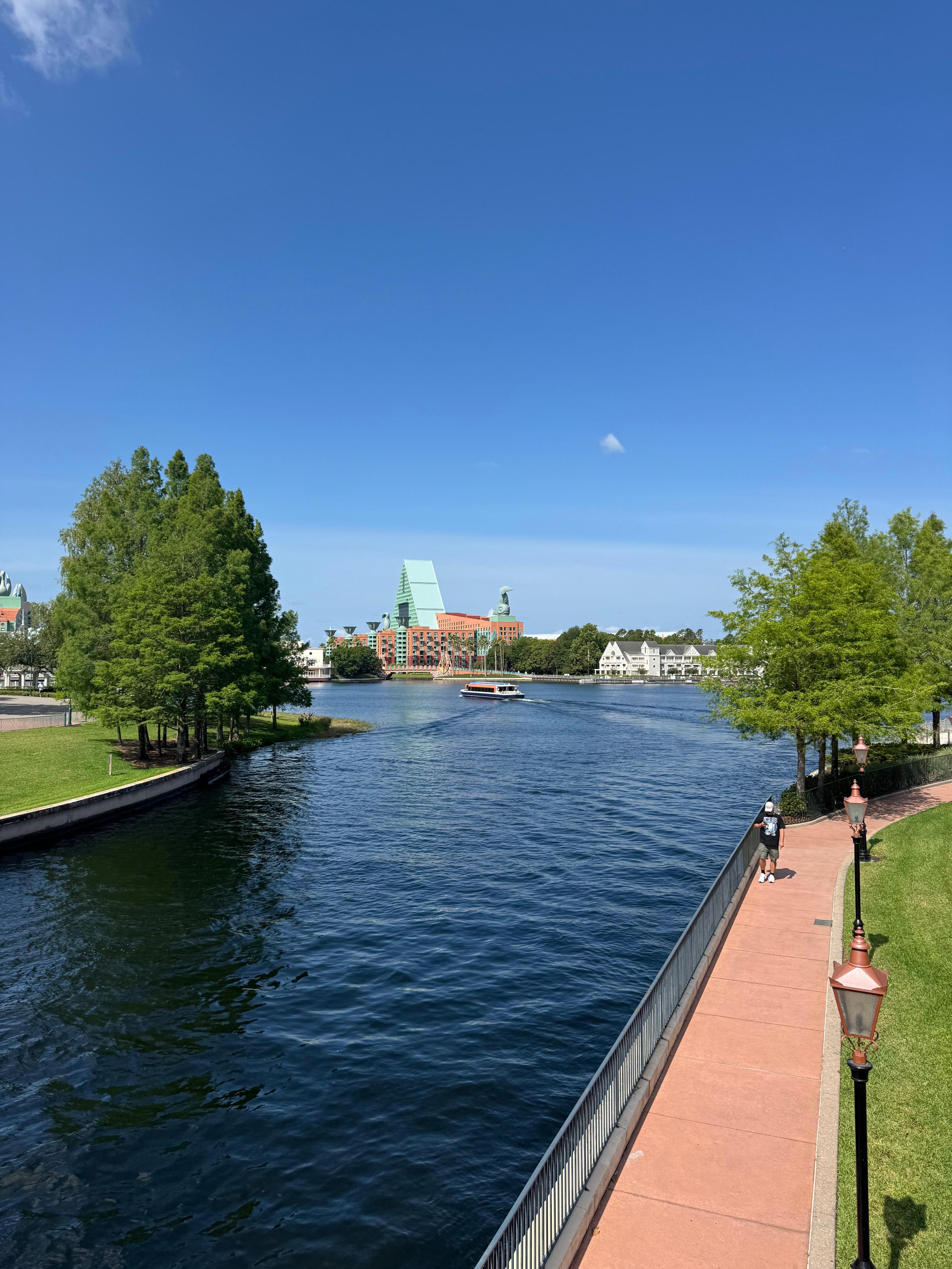 Photo taken from the bridge on the Boardwalk