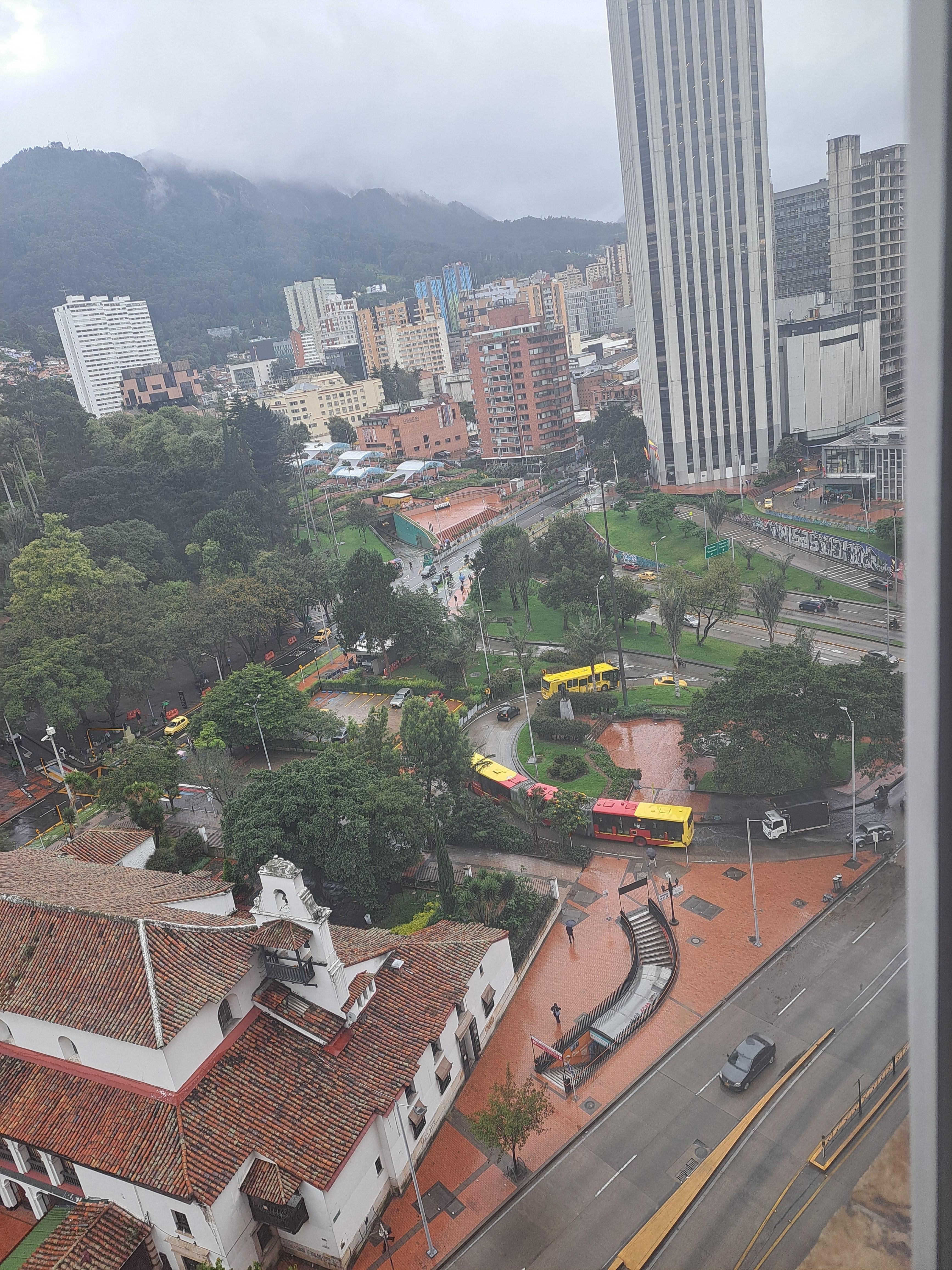 La vista desde el piso 16