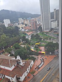 La vista desde el piso 16