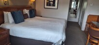 An image of a standard double room.