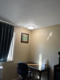The only light