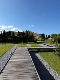Private walk way.