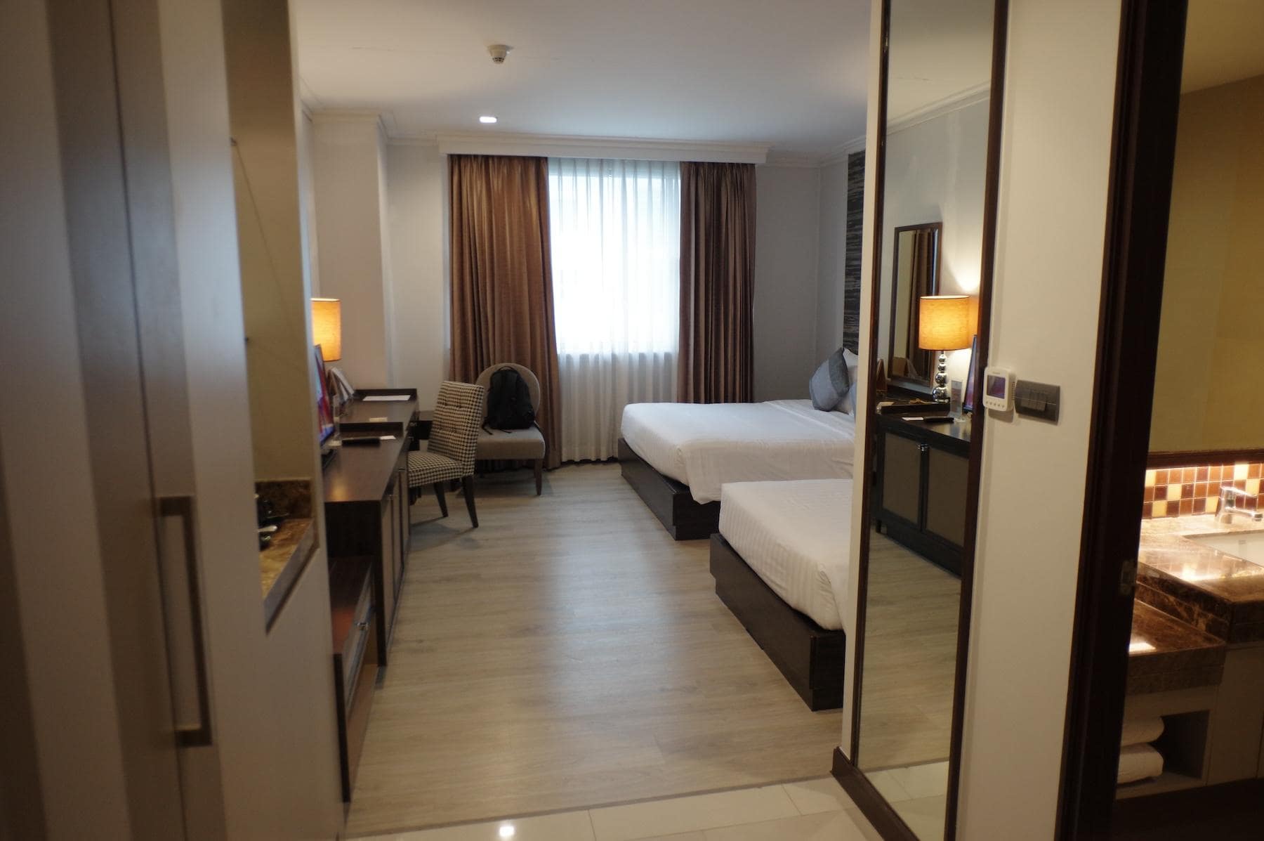 Clean and large room.