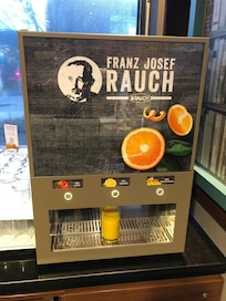 Echter Saft aus dem Kühler. Keine Instant Plörre wie so oft anderswo.