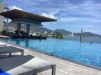 Infinity pool area