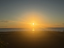 Sun rise from the balcony