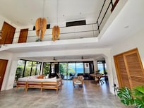 Just inside the front door. Very open with most bedrooms upstairs