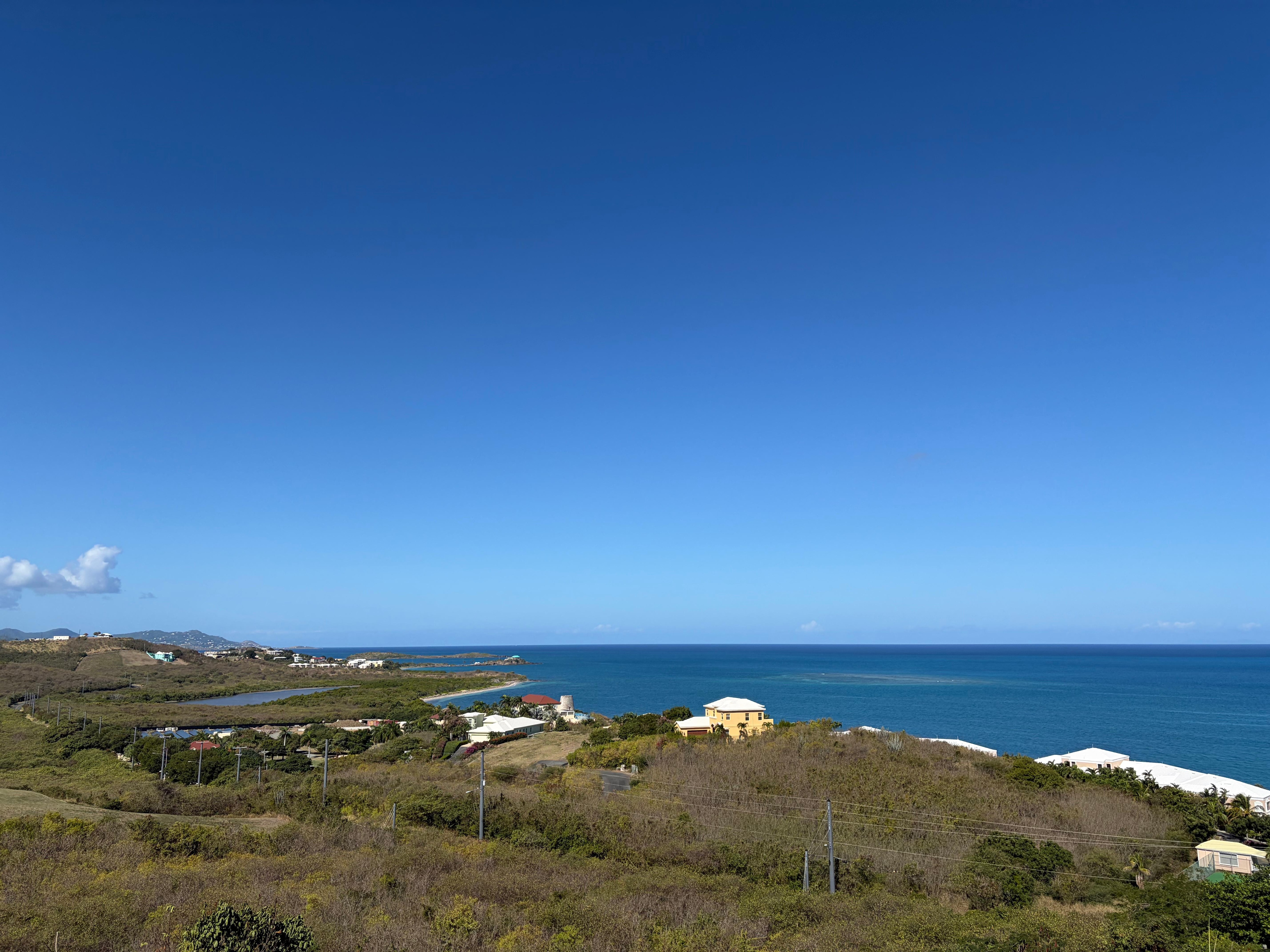 View from the spacious balcony