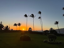 Sunset from the lanai.
