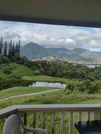 The ever changing view from the balcony, minute by minute!