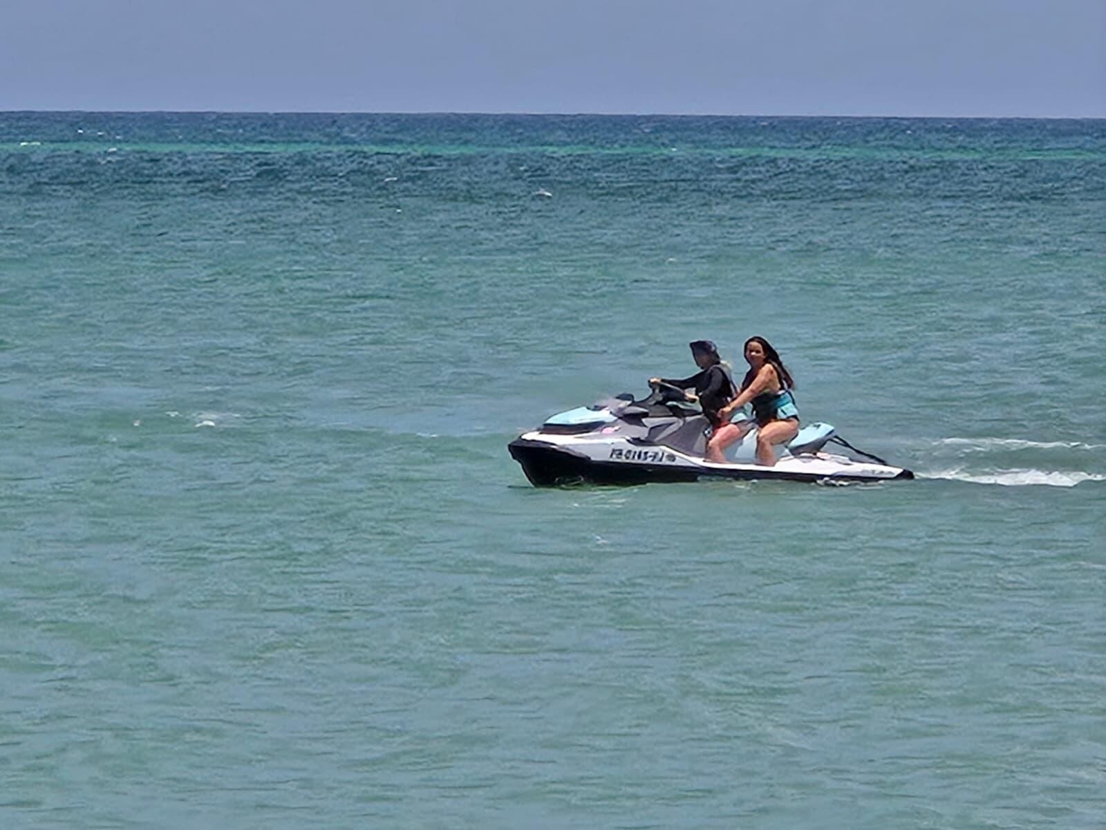 Jetski pic taken from the balcony.