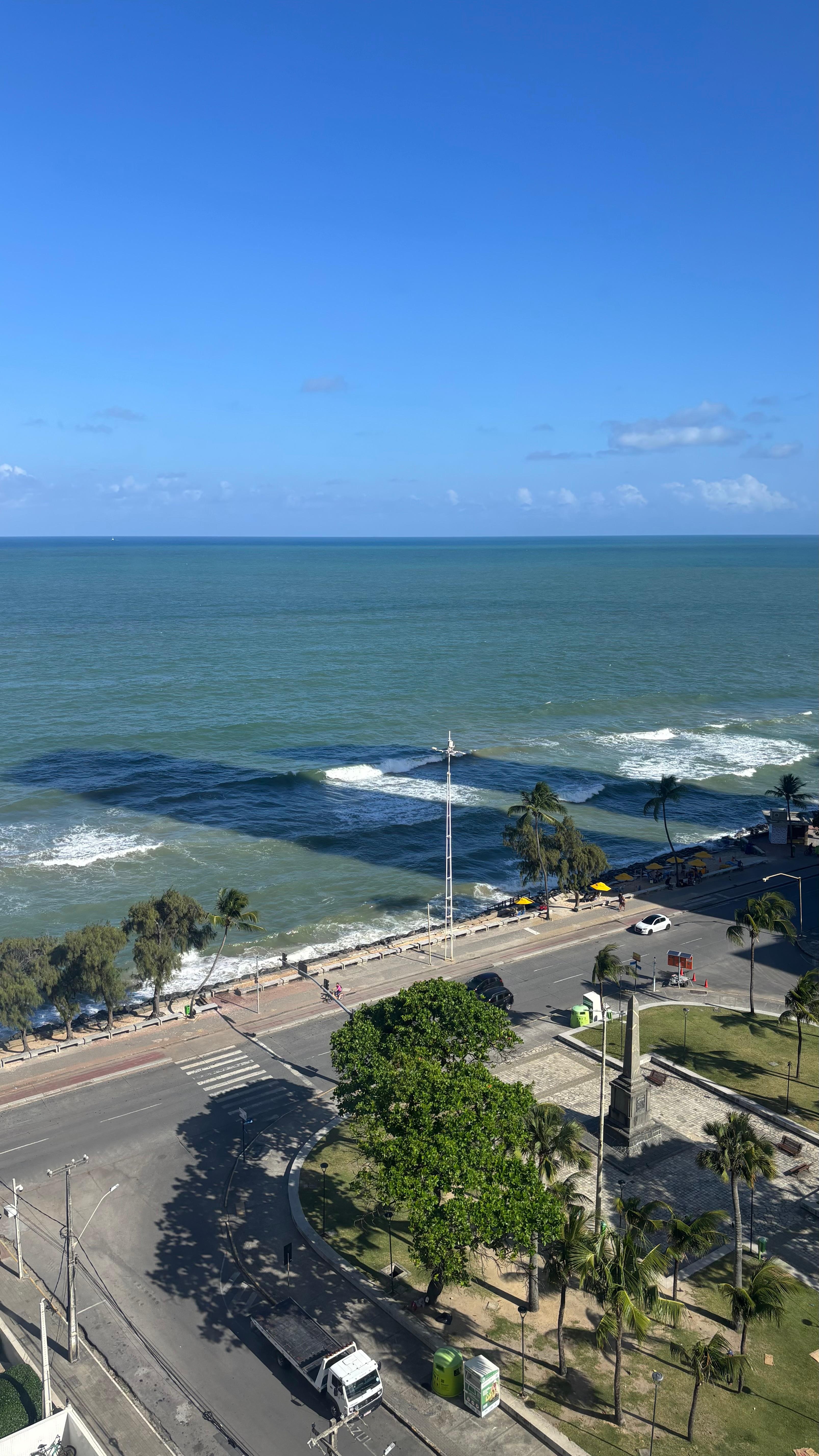 Vista do quarto no 14 andar