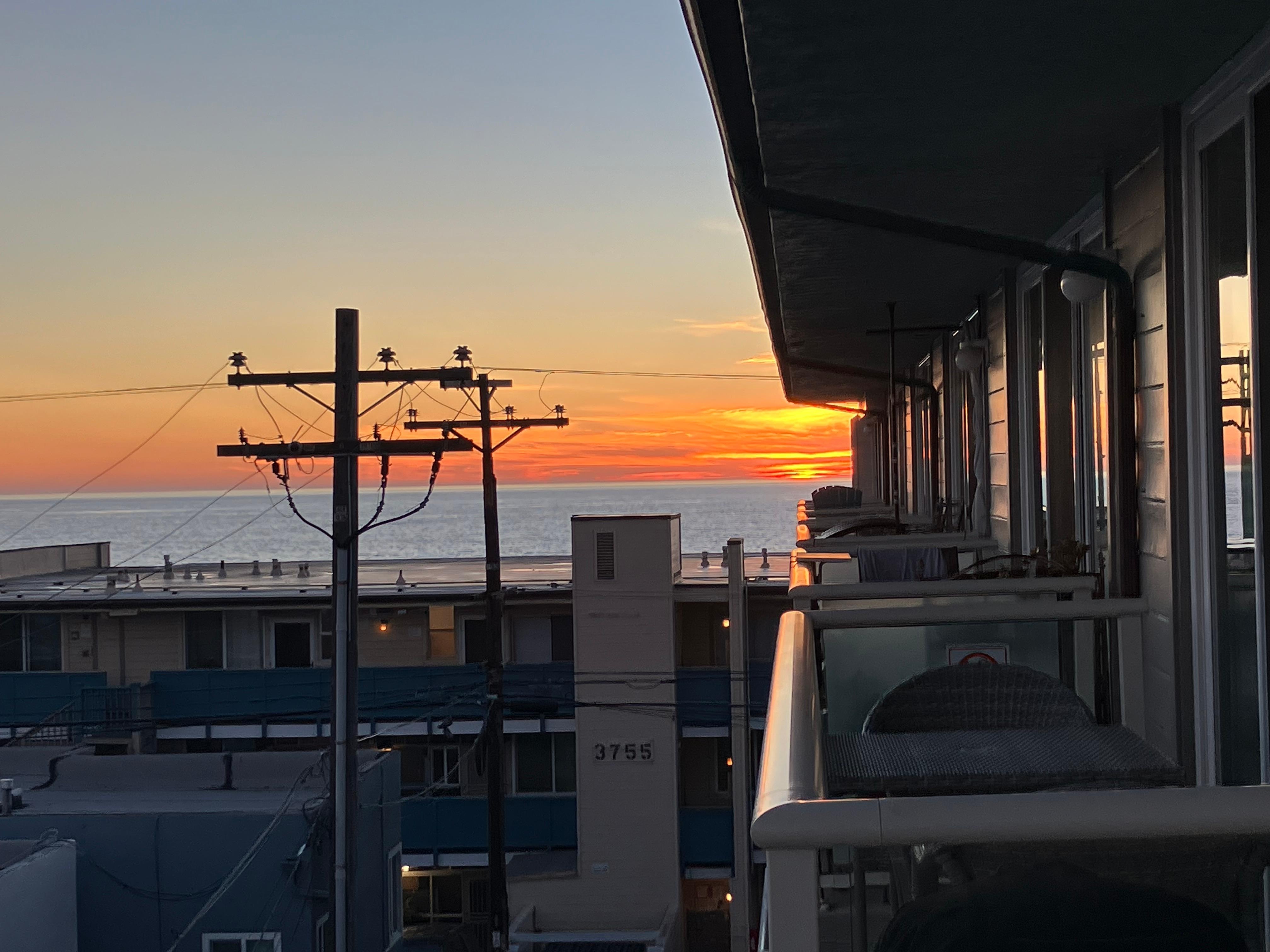 View from the balcony 