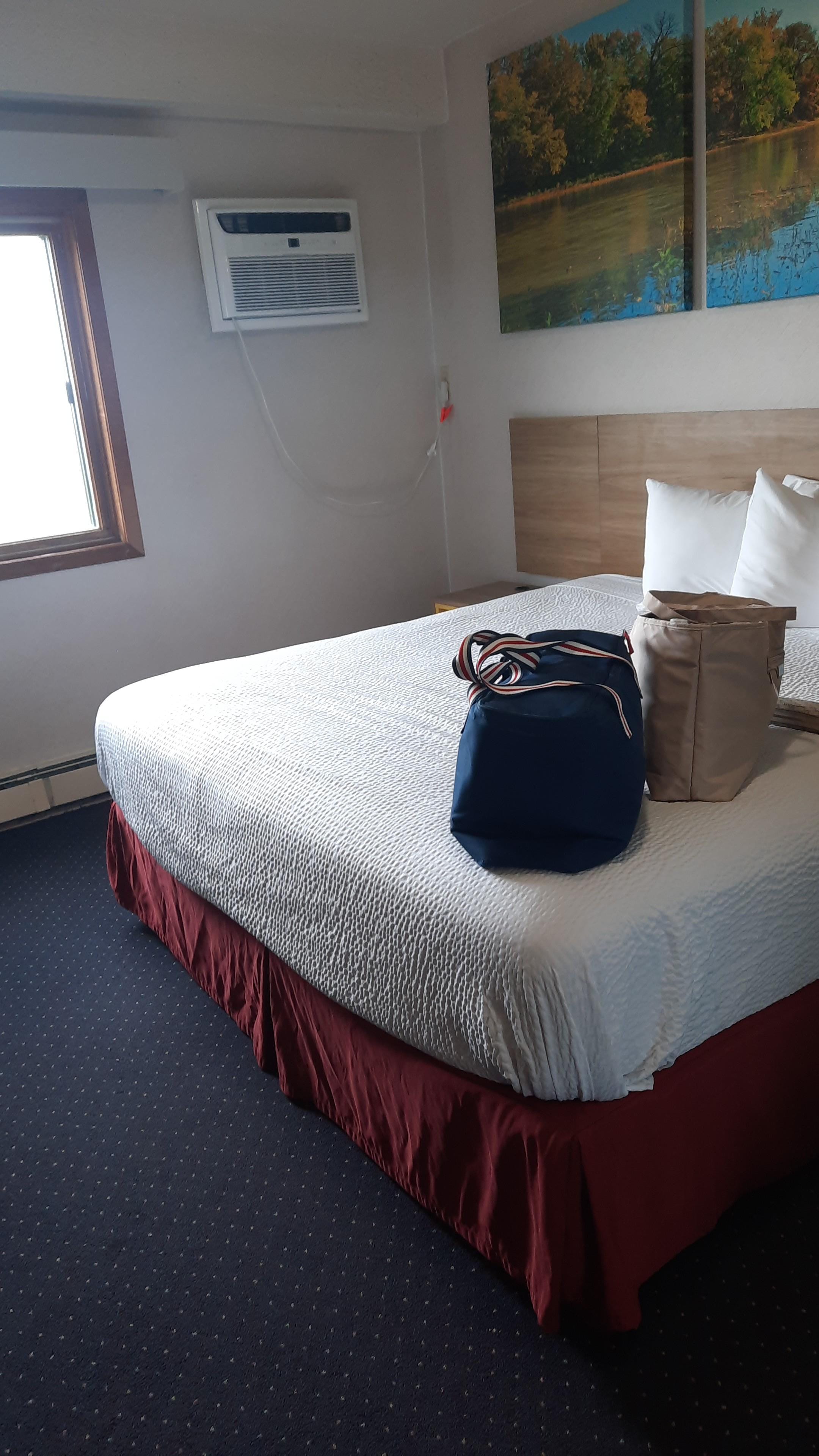 I was to be in a king bed. This bed was a queen