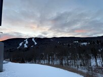 Views of the sunrise from the room