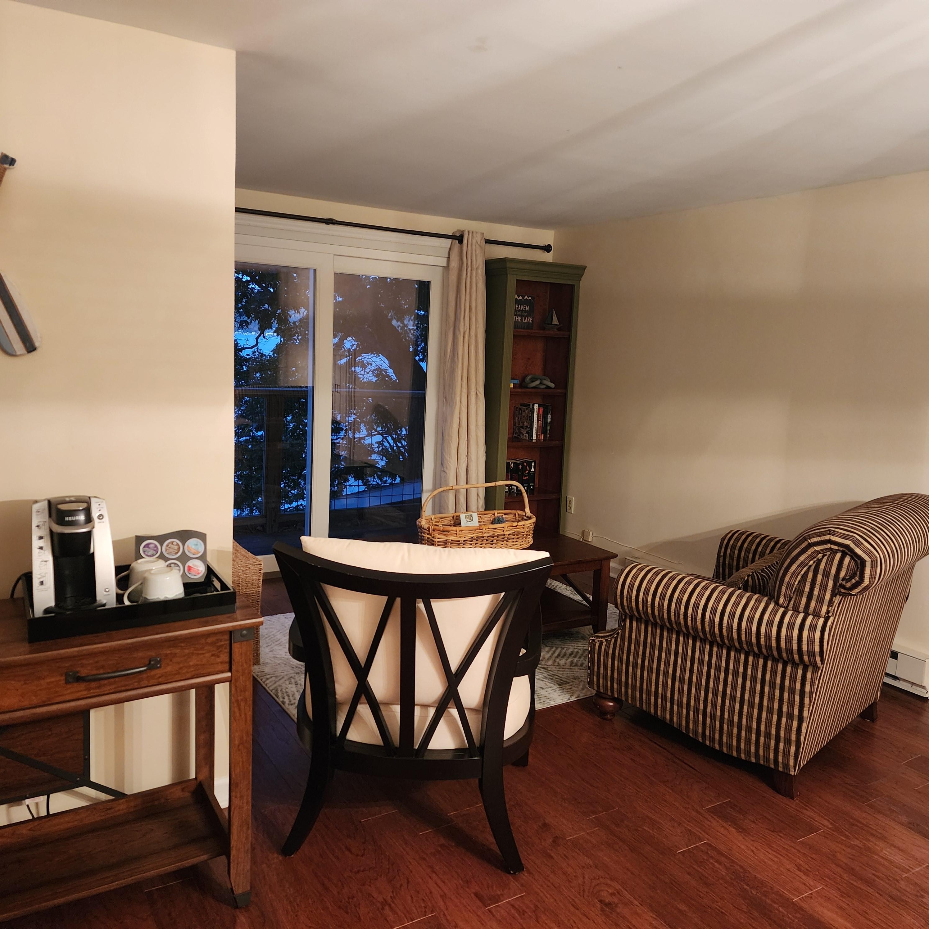 Sitting room in the Master Bedroom. 
