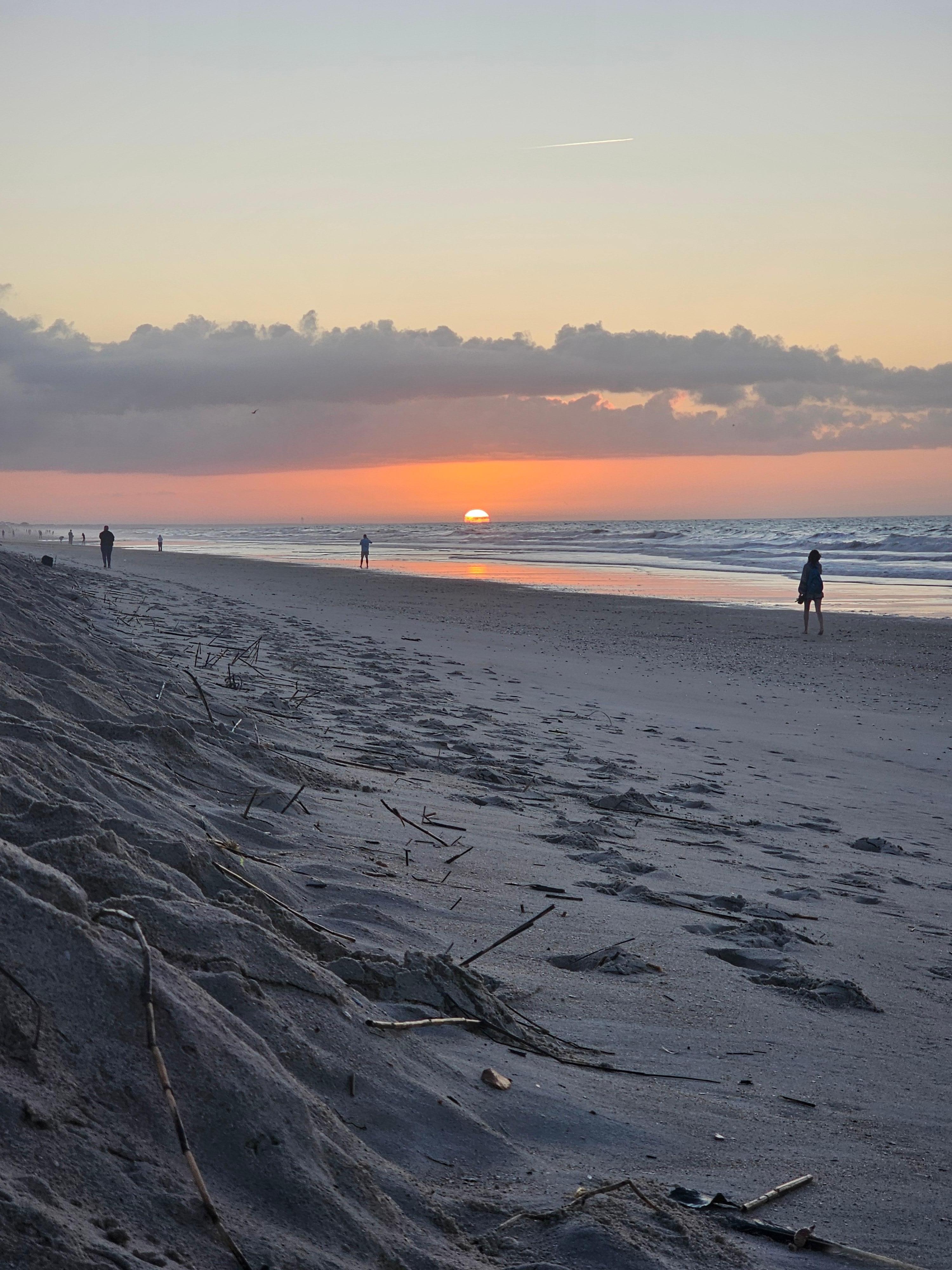 Sunrise on the beach