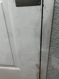 Filth and attempted break in on doir