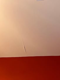 Ceiling drywall peeling