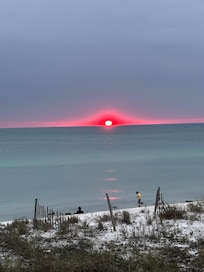 Sunset from our balcony