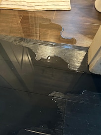 Flooded room