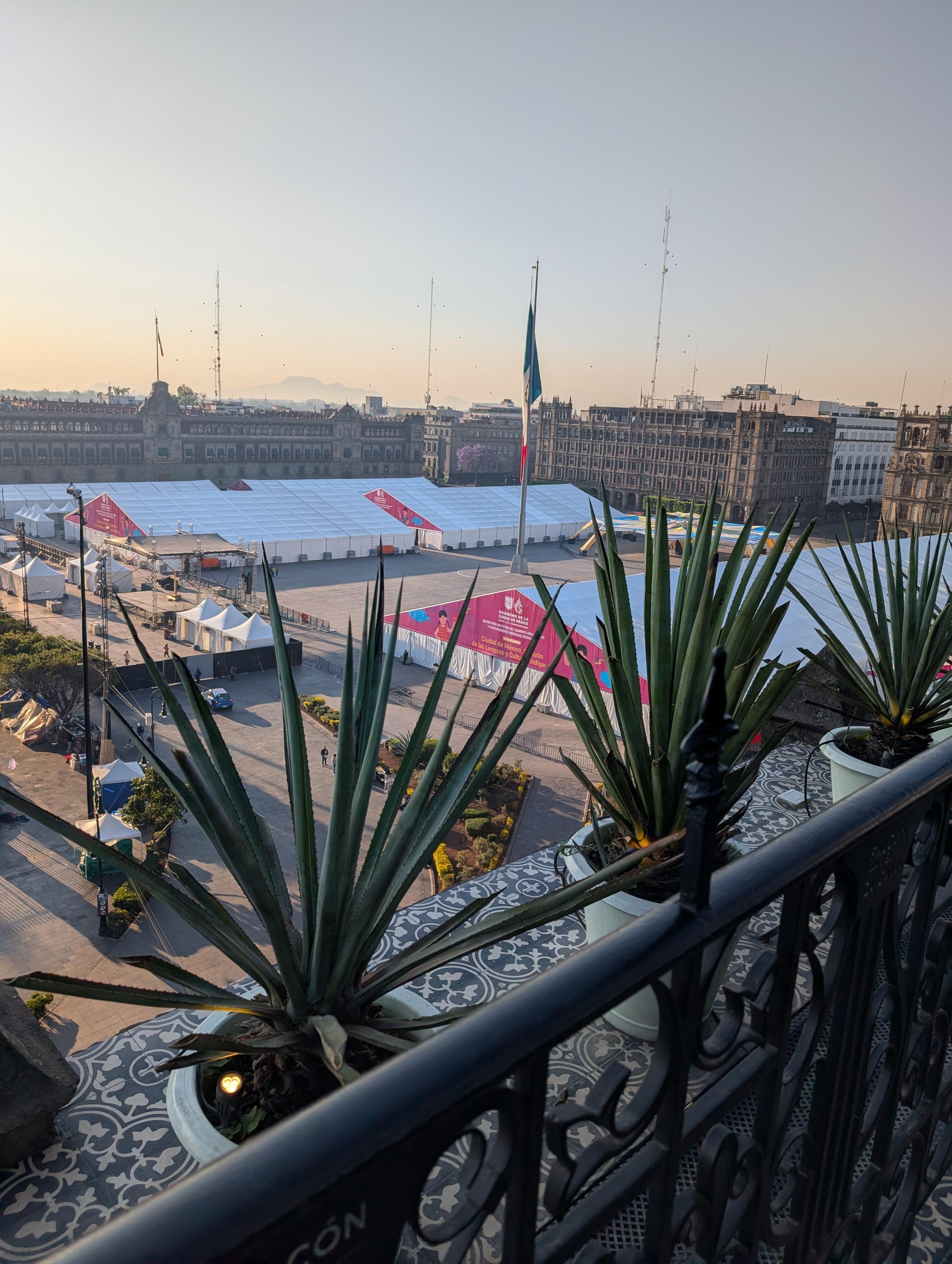 Vista desde el restaurante 