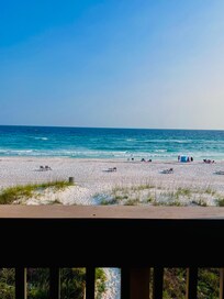 Balcony view from the master bedroom