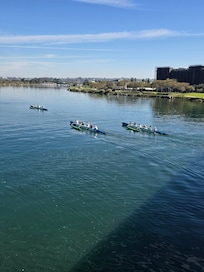 Enjoyed watching dragon boat practice