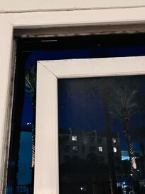 Window screen was broken, I let the front desk know