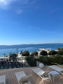View from pool area
