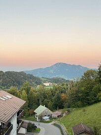 Blick vom Balkon aus