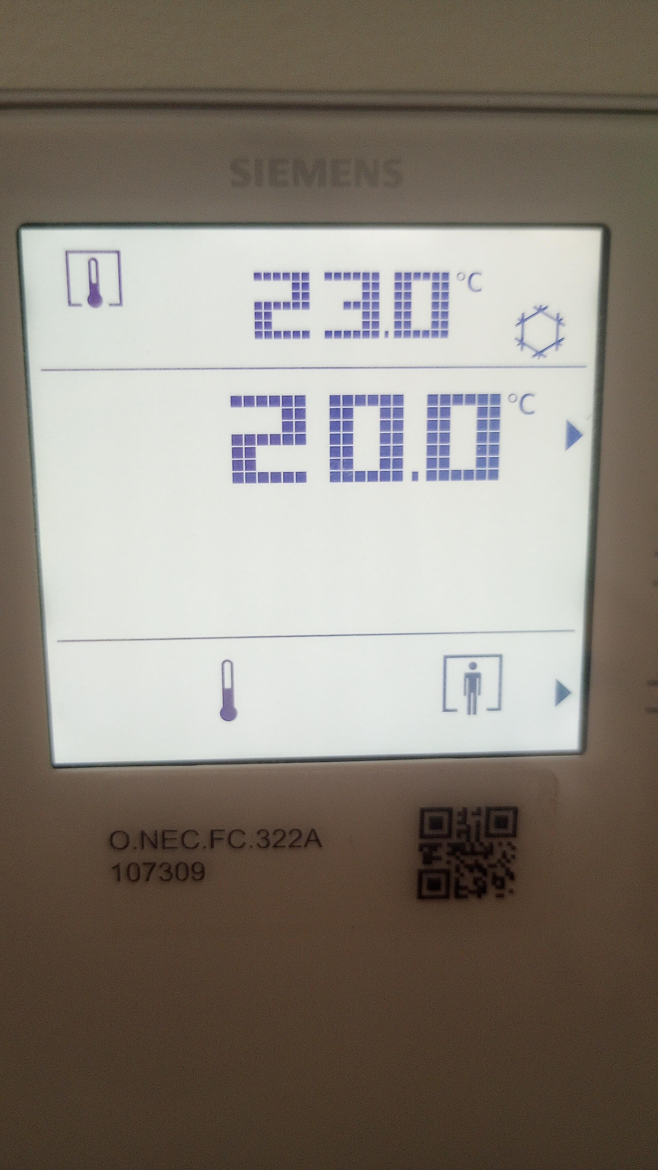 This was really inconvenient to spend the hot night with this temperature setting.