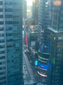 View from the 31st floor, corner room