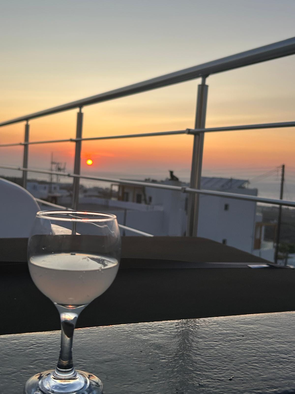 Sunset from our jacuzzi