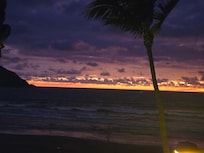 Sunset from our balcony