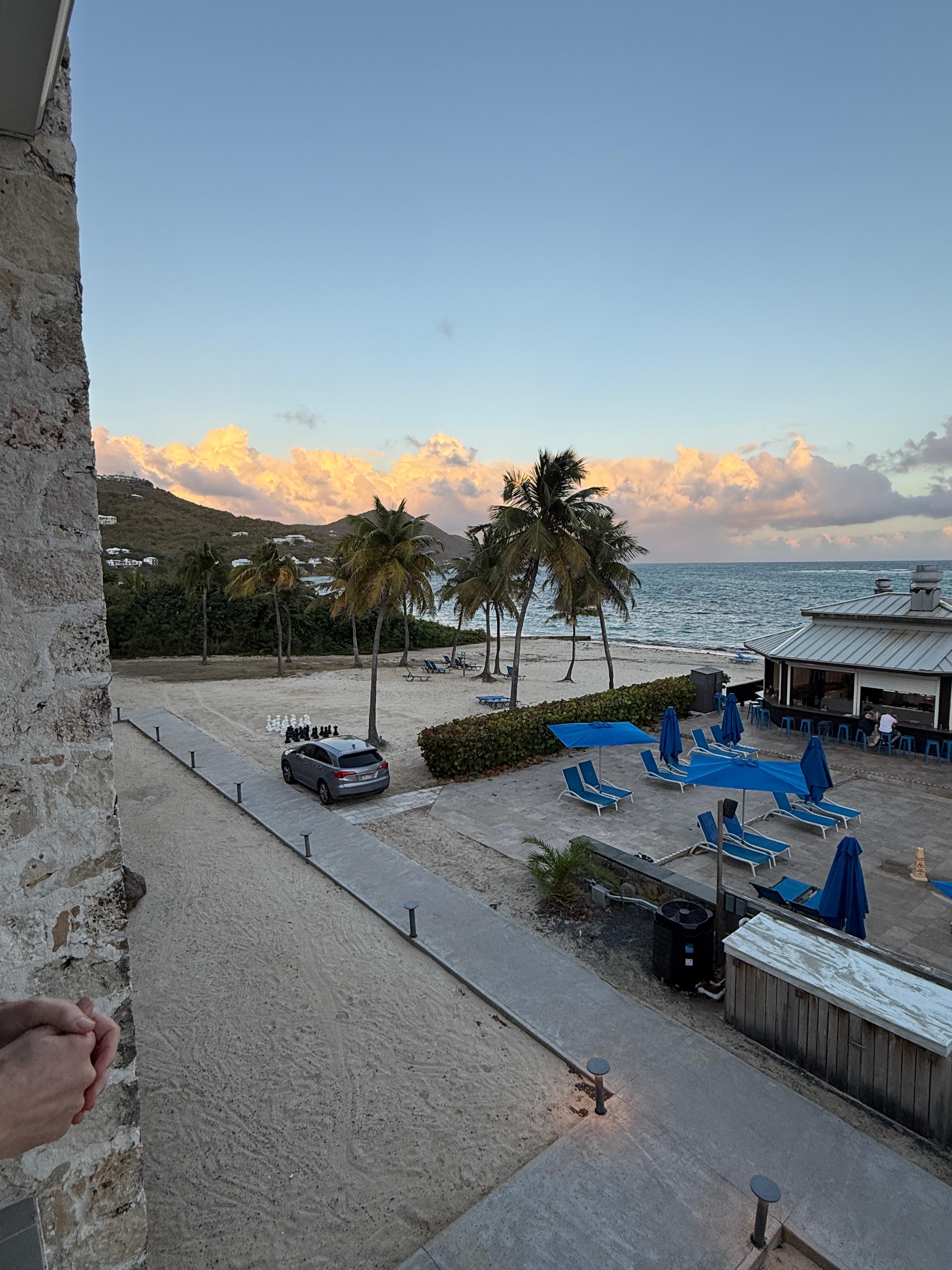 View from our balcony 