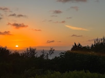 Sunset from just outside the unit