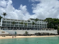 Hotel from the sea