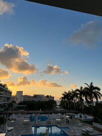 Sunrise from the balcony