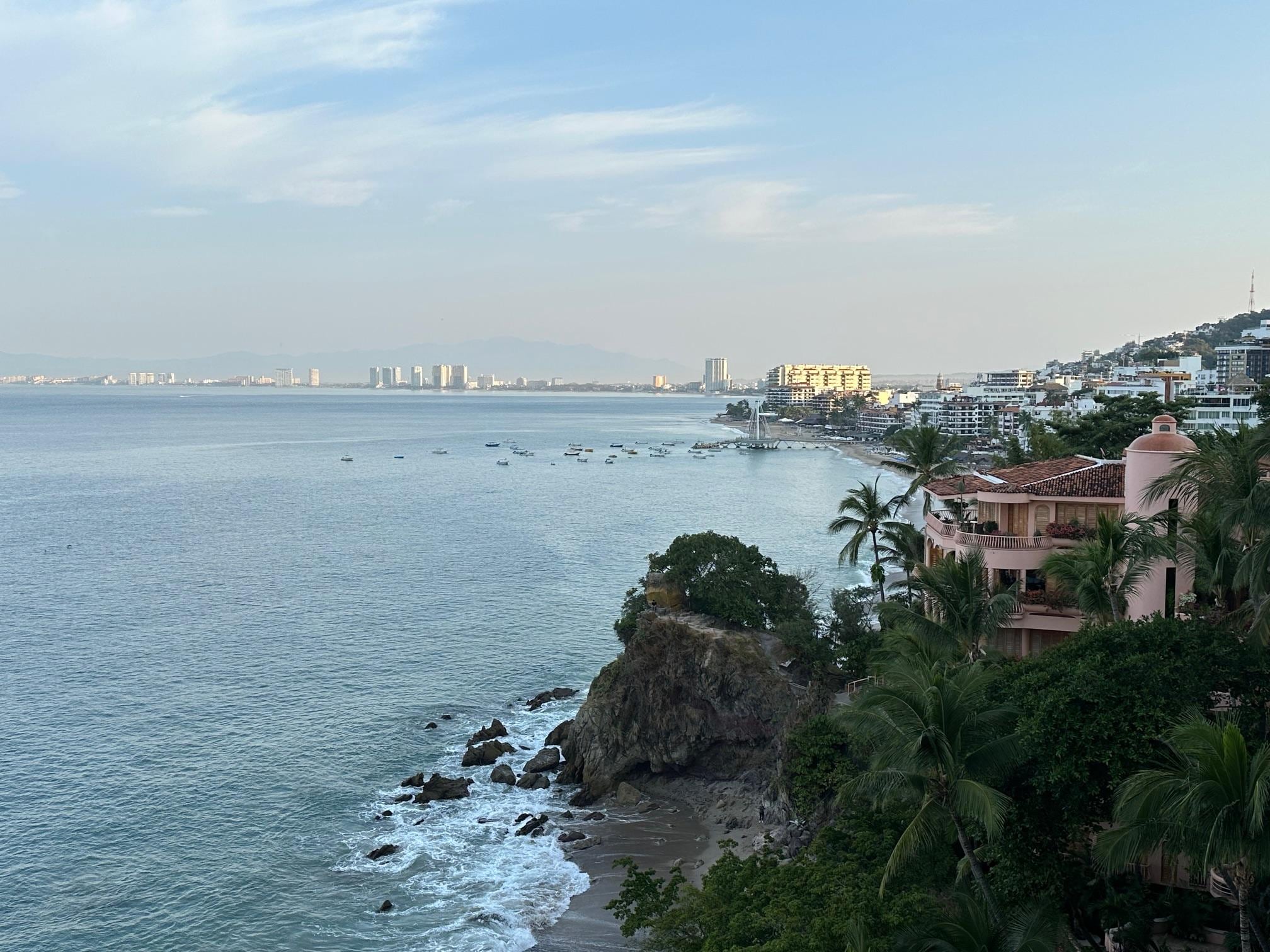 view from the balcony